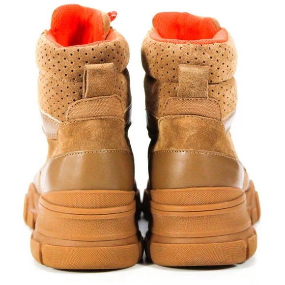 LAST PAIR! Villa Rouge Gem Hiking Boots Cognac 7.5 - Picture 4 of 6